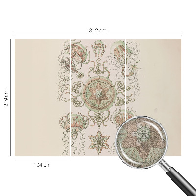 Peel and stick wall mural for living room Underwater world