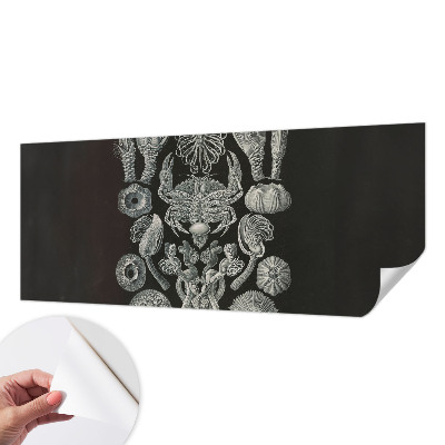 Peel and stick wall mural for kids' room Underwater forms