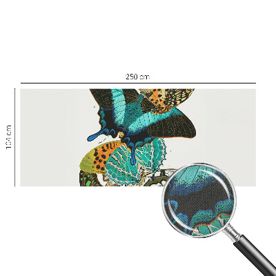 Baby room wall mural Colorful butterflies