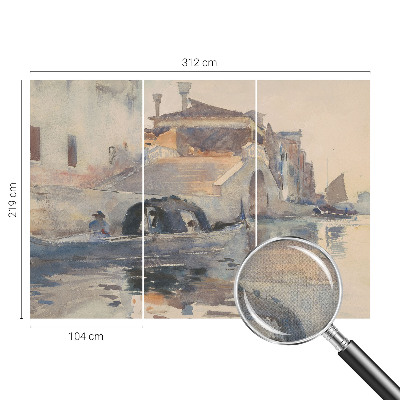 Peel and stick wall mural for kids' room Venetian harmony