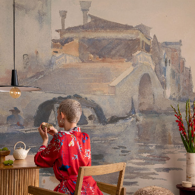 Peel and stick wall mural for kids' room Venetian harmony