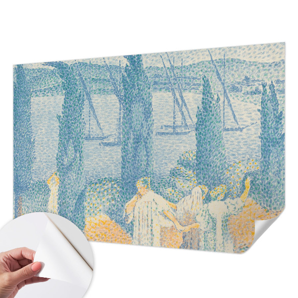 3D photo wallpaper mural with the 