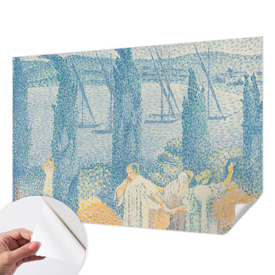 3D photo wallpaper mural with the 