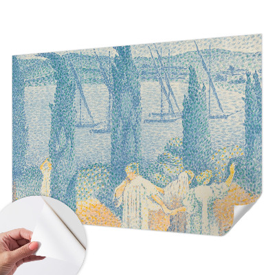3D photo wallpaper mural Lazy day
