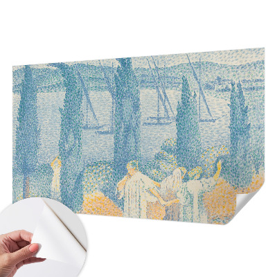 3D photo wallpaper mural Lazy day