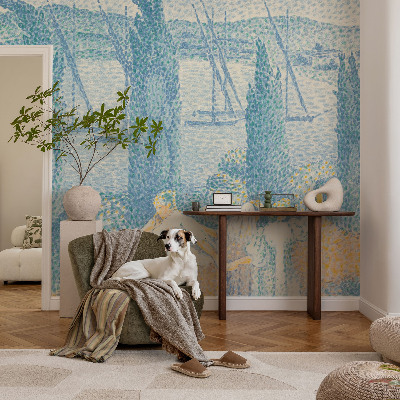 3D photo wallpaper mural with the 