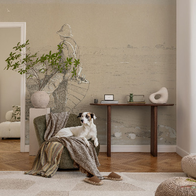 Stick-on wall mural Nostalgic scene