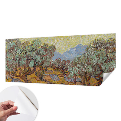 3D wall mural Olive trees