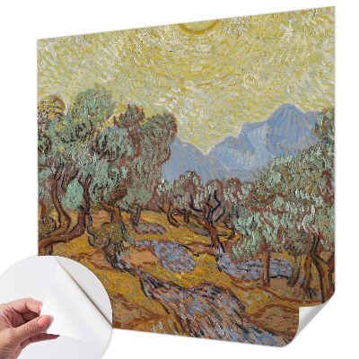 3D wall mural Olive trees