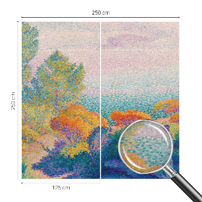 Nursery wall mural Seaside landscape