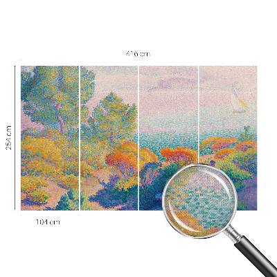 Nursery wall mural Seaside landscape