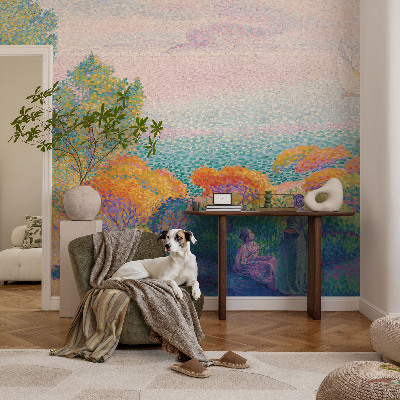 Nursery wall mural Seaside landscape