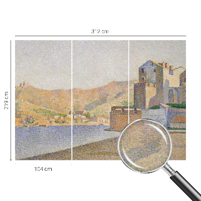 Children's wall mural featuring the Summer Haven design