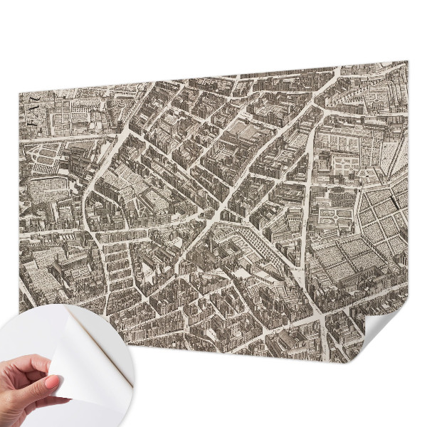 Peel and stick wall mural Urban maze