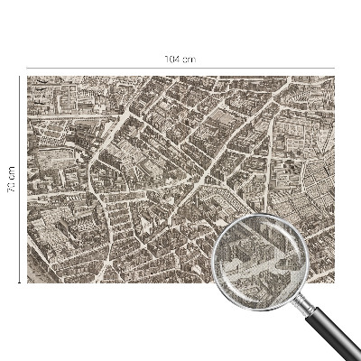 Peel and stick wall mural Urban maze