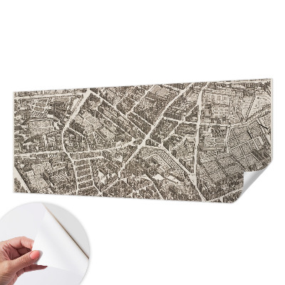 Peel and stick wall mural Urban maze