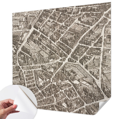 Peel and stick wall mural Urban maze