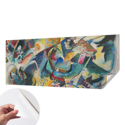 Self-adhesive wall mural Colorful abstract