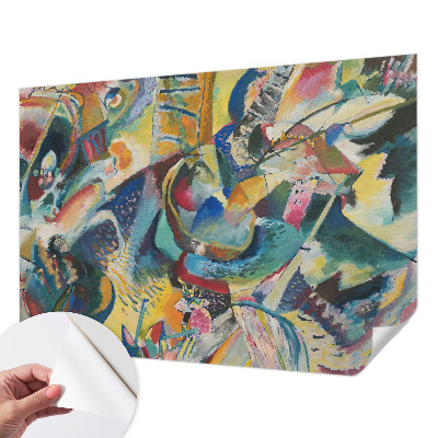 Self-adhesive wall mural Colorful abstract