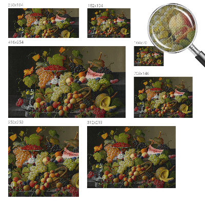 Removable wall mural wallpaper with a fruit composition design