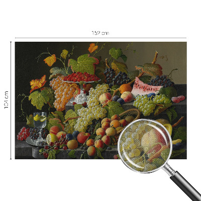 Removable wall mural wallpaper with a fruit composition design