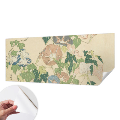 Peel and stick wall mural for living room Floral elegance
