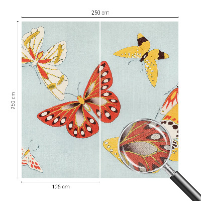 Nursery wall mural Artistic butterflies
