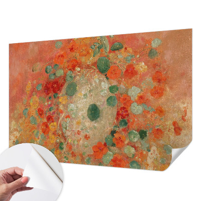 3D photo wallpaper mural Abstract flowers