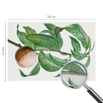 Children's wall mural Ripe peach