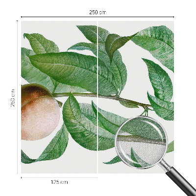 Children's wall mural Ripe peach