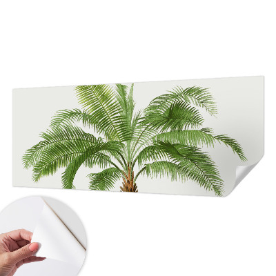 Baby room wall mural Shiny palm tree