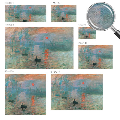 Self-adhesive photo wallpaper with a port landscape motif