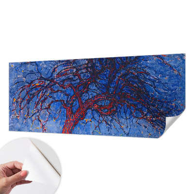 Peel and stick wall mural for bedroom Flame Tree