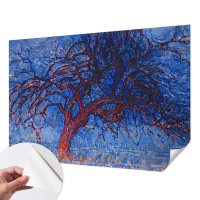 Peel and stick wall mural for bedroom Flame Tree