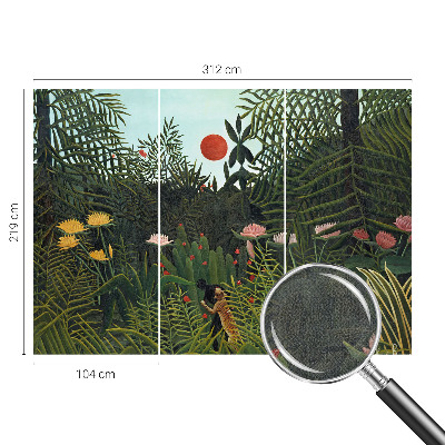 Removable wall mural wallpaper Exotic landscape