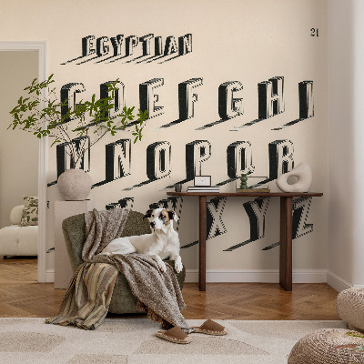 Peel and stick wall mural for kids' room Vintage vibe