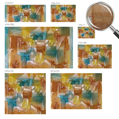 Nursery wall mural Geometric structures