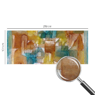 Nursery wall mural Geometric structures