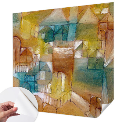 Nursery wall mural Geometric structures