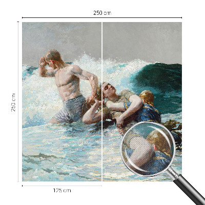 Removable wall mural wallpaper Naval combat
