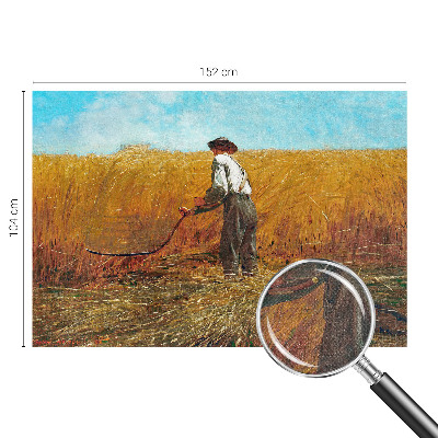 Peel and stick wall mural for bedroom with a 'Harvest in the Sun' design