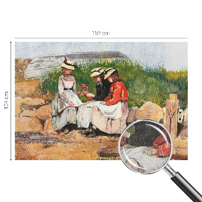 3D wall mural with a summer vacation motif