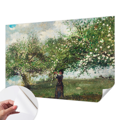 3D photo wallpaper mural Spring scene