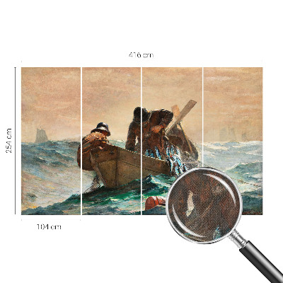 Nursery wall mural with a sea adventure theme