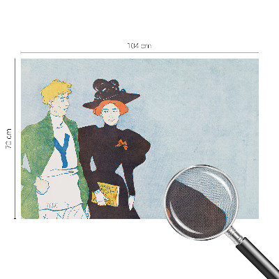 Peel and stick wallpaper mural Retro style