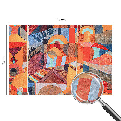 Self-adhesive photo wallpaper with a colorful mosaic design