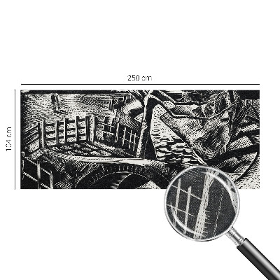 Self-adhesive wall mural Architectural landscape