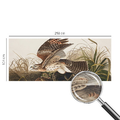 Peel and stick wall mural for living room featuring the Winged Beauty design