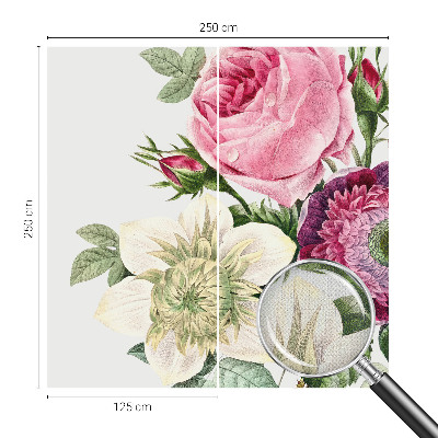Peel and stick wallpaper mural Flower bouquet