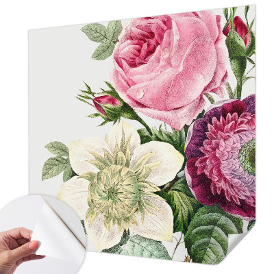 Peel and stick wallpaper mural Flower bouquet
